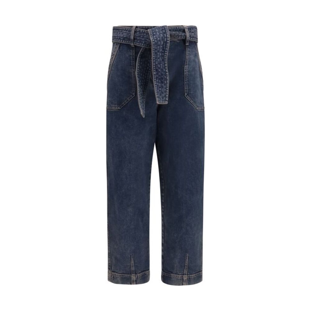 Giorgio Armani Women Wide-Leg Jeans With Belt